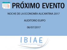Noche de la Economía Alicantina. Cámara de Comercio de Alicante