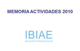 Memoria de Actividades 2010