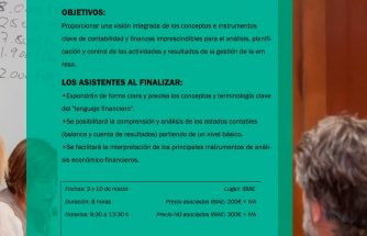 IBIAE y la Escuela de Negocios Fundesem realizan un curso de finanzas