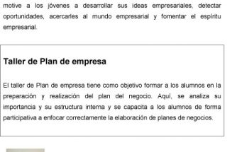 Charla sobre el Plan de Empresa a Alumnos del IES la Foia