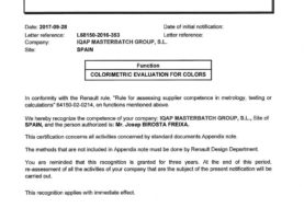 IQAP recibe la certificación Renault