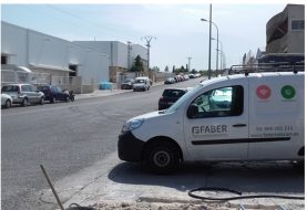 FABERTELECOM instala nuevas líneas de fibra óptica para controlar el alumbrado del polígono, las cámaras de vigilancia  y vertidos