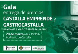Gala Castalla Emprende, GastroCastalla y homenaje a Vicent Berbegal (ACTIU)
