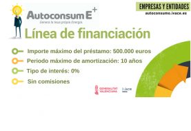 Financiación bonificada para proyectos de autoconsumo eléctrico