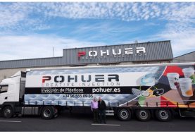 POHUER personaliza con su imagen el camión de una empresa colaboradora