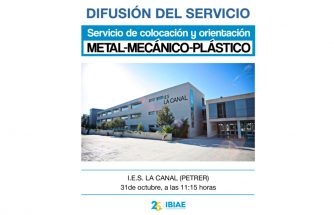 El IES La Canal conoce nuestro servicio de colocación y orientación