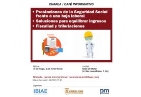 Charla: prestaciones de la Seguridad Social frente a una baja laboral, soluciones para equilibrar ingresos, fiscalidad y tributaciones