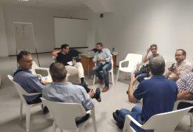 Reunión entre IBIAE y el concejal de Industria de Onil