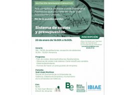 Jornada de sistema de costes y presupuestos