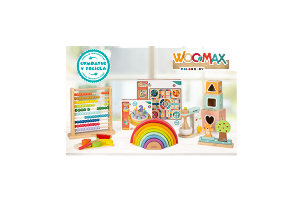 Apilables De Madera Woomax Colorbaby