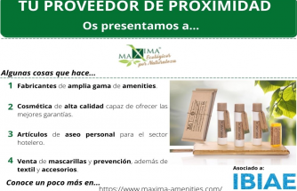 Proveedor de Proximidad: MÁXIMA AMENITIES