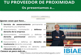 Proveedor de proximidad: VICENTE CARBONELL ABOGADO