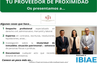 Proveedor de Proximidad: SERVICIOS JURÍDICOS IBENSES