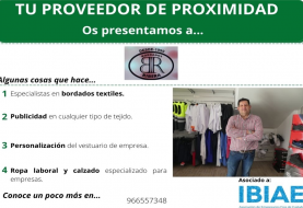 Proveedor de Proximidad: BORDADOS RIBERA