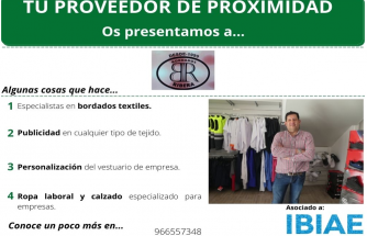 Proveedor de Proximidad: BORDADOS RIBERA