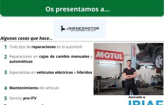 Proveedor de proximidad: TALLER JIMÉNEZ MOTOR