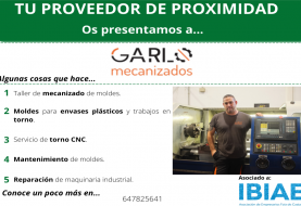 Proveedor de Proximidad: GARLO MECANIZADOS