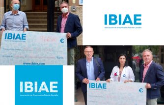 IBIAE dona el último remanente del proyecto de pantallas faciales a los centros de mayores de Ibi y Onil