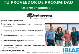 Proveedor de Proximidad: IMPRENTA TEIXERETA