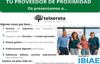 Proveedor de Proximidad: IMPRENTA TEIXERETA