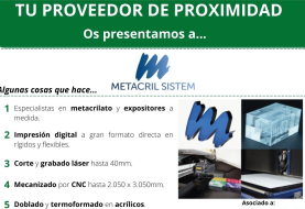 PROVEEDOR DE PROXIMIDAD: METACRIL SISTEM