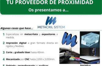 PROVEEDOR DE PROXIMIDAD: METACRIL SISTEM