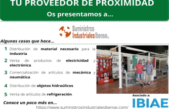 Proveedor de Proximidad: SUMINISTROS INDUSTRIALES IBENSE