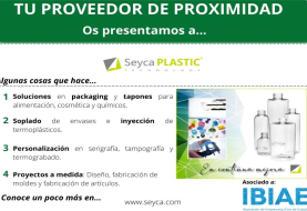 PROVEEDOR DE PROXIMIDAD: SEYCA PLASTICS