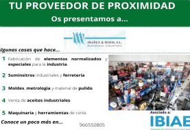 Proveedor de Proximidad: SUMINISTROS INDUSTRIALES IBÁÑEZ E HIJOS