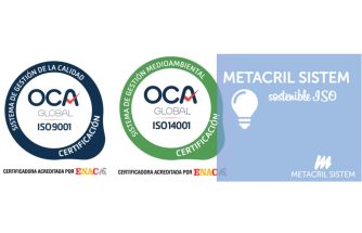 METACRIL SISTEM, más sostenible con la ISO 14001