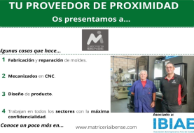 PROVEEDOR DE PROXIMIDAD: MATRICERÍA IBENSE