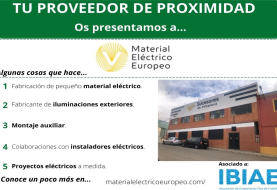 PROVEEDOR DE PROXIMIDAD: MATERIAL ELÉCTRICO EUROPEO