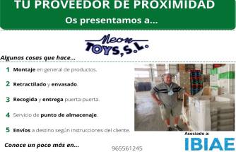 PROVEEDOR DE PROXIMIDAD: NEON TOYS