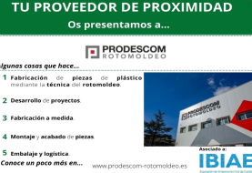 PROVEEDOR DE PROXIMIDAD: PRODESCOM ROTOMOLDEO