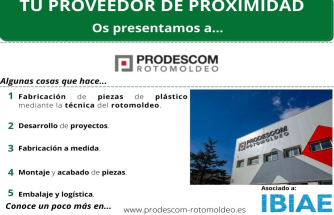 PROVEEDOR DE PROXIMIDAD: PRODESCOM ROTOMOLDEO