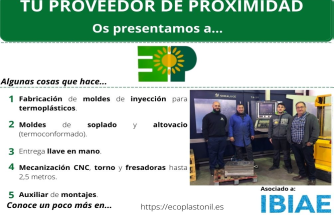 PROVEEDOR DE PROXIMIDAD: ECOPLAST MATRICERÍA