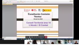 Constitución de la Comisión Técnica del Consejo Territorial 14 de FP (l'Alcoià y el Comtat)