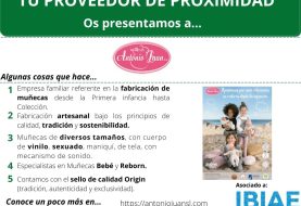 PROVEEDOR DE PROXIMIDAD: MUÑECAS ANTONIO JUAN