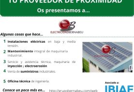 PROVEEDOR DE PROXIMIDAD: ELECTRICIDAD JUAN BERNABEU, S.L.