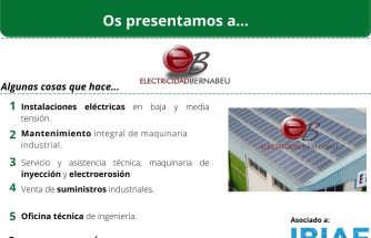 PROVEEDOR DE PROXIMIDAD: ELECTRICIDAD JUAN BERNABEU, S.L.