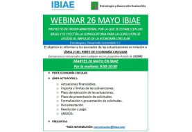 Webinar PERTE economía circular
