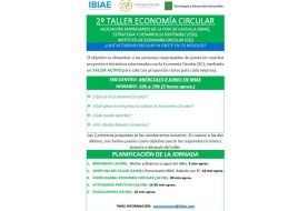 Segundo taller de economía circular en IBIAE