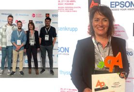 Sonia Navarro de PUNTOGRAFIKO gana el Premio APé de ‘Mujeres De Impresión’