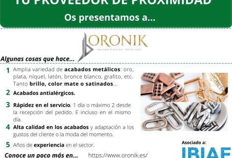 PROVEEDOR DE PROXIMIDAD: ORONIK
