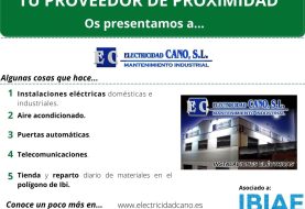 PROVEEDOR DE PROXIMIDAD: ELECTRICIDAD CANO