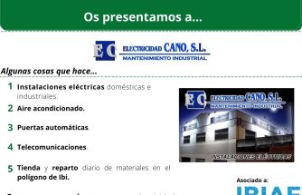 PROVEEDOR DE PROXIMIDAD: ELECTRICIDAD CANO