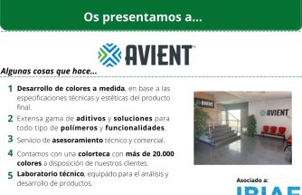 PROVEEDOR DE PROXIMIDAD: IQAP MASTERBATCH GROUP, S.L. - AVIENT