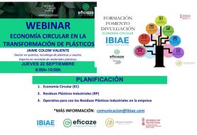 Webinar: 'economía circular en la transformación de plásticos'