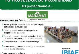 PROVEEDOR DE PROXIMIDAD: MARAMAT, S.L.