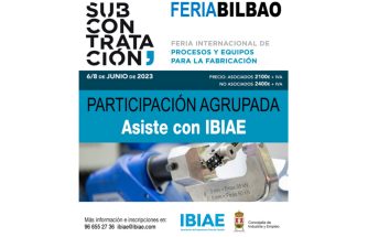 IBIAE organiza la participación y asistencia agrupada a 'Subcontratación 2023' de Feria Bilbao